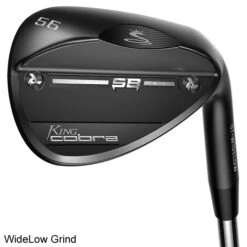 Cobra KING Black Wedge With SnakeBite Grooves -Lightning Golf Shop CBA0874c