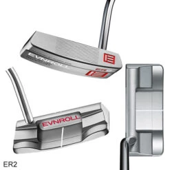 Evnroll Classic Series Blade Silver Satin Finish Putters -Lightning Golf Shop EVN0011c