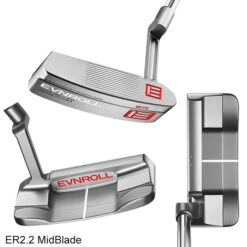 Evnroll Classic Series Blade Silver Satin Finish Putters -Lightning Golf Shop EVN0011e
