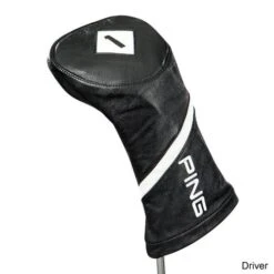 Ping Black Leather Headcover