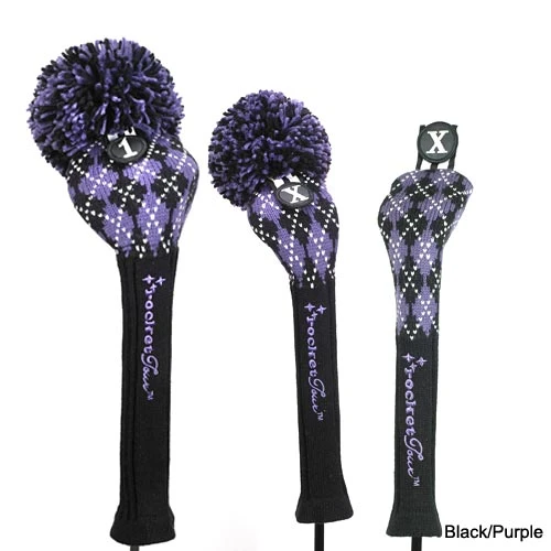 RocketTour Argyle Pom Pom Headcover 6 RocketTour Argyle Pom Pom Headcover - Image 6