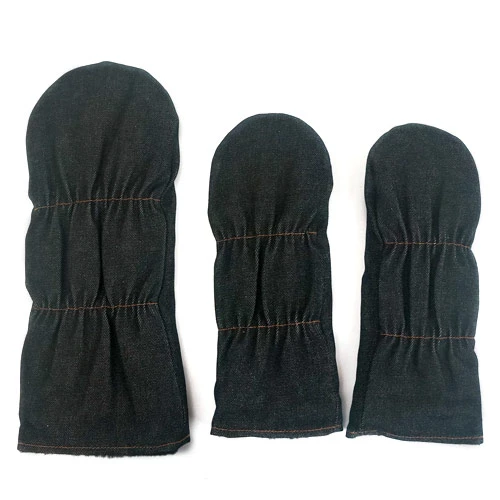 Rose & Fire Black Raw Denim Headcover Set 1 Rose & Fire Black Raw Denim Headcover Set