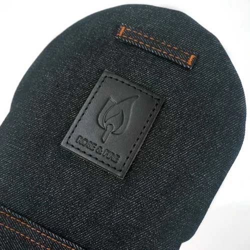 Rose & Fire Black Raw Denim Headcover Set 3 Rose & Fire Black Raw Denim Headcover Set - Image 3