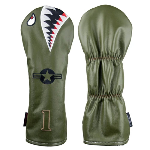 Rose & Fire 2018 Bomber/Warhawk Premium USA Leather Headcover 1 Rose & Fire 2018 Bomber/Warhawk Premium USA Leather Headcover