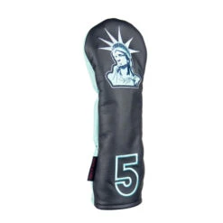 Rose & Fire Lady Liberty Premium USA Leather Headcover 5 Rose & Fire Lady Liberty Premium USA Leather Headcover -Lightning Golf Shop RSF0047 47c