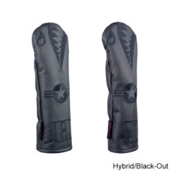 Rose & Fire Bomber/Warhawk Premium USA Leather Headcover -Lightning Golf Shop RSF0054l